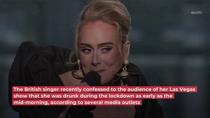 Adele Makes A Shocking Confession: 4 Bottles Of Wine By 11am!