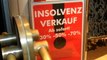 Insolvenz deutscher Unternehmen: HIER hat es gekracht