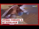 PM de folga e armado é filmado dando chibatadas em homem ajoelhado