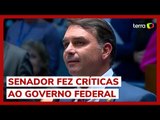 Flávio Bolsonaro critica Lula e Flávio Dino ao se solidarizar com Sergio Moro