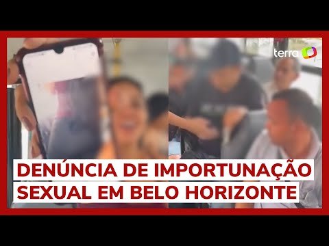 Mulher confronta homem por importunação sexual dentro de ônibus em BH: 'Safado'
