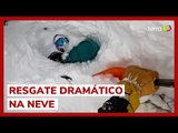 Esquiador salva a vida de homem que ficou preso em 'buraco na neve' nos EUA