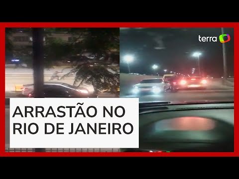 Arrastão e tiroteio assustam motoristas em avenida no Rio de Janeiro