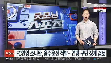 FC안양 조나탄, 음주운전 적발…연맹·구단 징계 검토