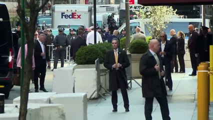 Donald Trump llega a Nueva York para comparecer ante la justicia