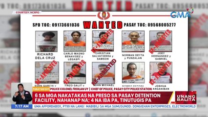 2 pang preso na tumakas mula sa Malibay Substation sa Pasay City, arestado; 2 na iba pa, tinutugis pa rin | UB