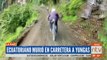 Ciclista fallece tras caer 170 metros en la ruta conocida como ‘‘Carretera de la muerte’’