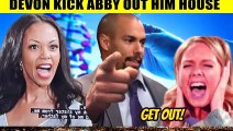CBS Y&R Spoilers Devon kicked Abby and Dominic out of the house - took Amanda ba
