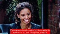 CBS Young And The Restless Spoilers Elena reveals the secret of Audra rescuing J