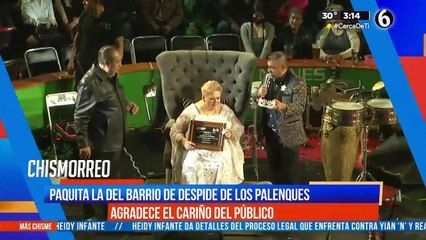 Paquita la del barrio se despide de los palenques