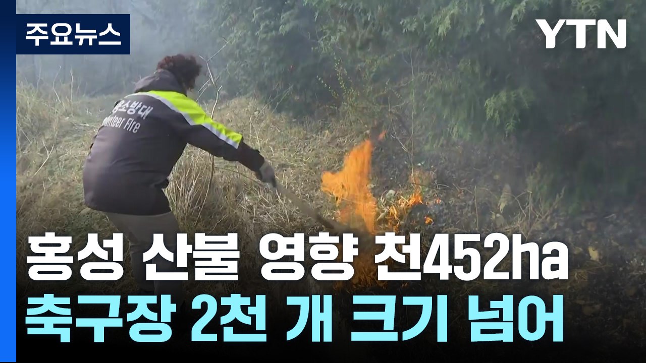 충남 홍성 산불 사흘째...추가 확산 저지에 총력 / YTN