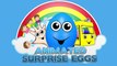 DINOSAURS for Kids   Surprise Eggs Different Sizes! 3D Animated Surprise Eggs   Learn Colors & Sizes