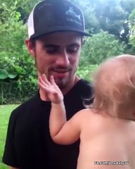 Babies Reaction When Daddy Kiss Mommy (2)