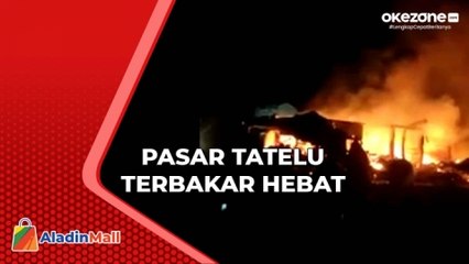 Api Berkobar Hebat, Lalap Pasar Tatelu Minahasa Utara