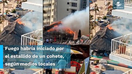 En plenas vacaciones, El Rollo de Acapulco se incendia