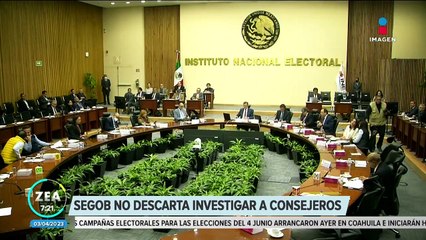 Segob no descarta investigar a consejeros y personal saliente del INE