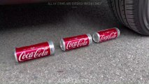 Crushing Crunchy & Soft Things by Car! EXPERIMENT CAR vs Coca Cola