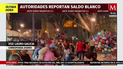 Las autoridades reportan saldo blanco después del sismo de 5.5