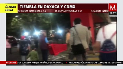 Ajustan magnitud del sismo a 5.5; autoridades no reportan víctimas