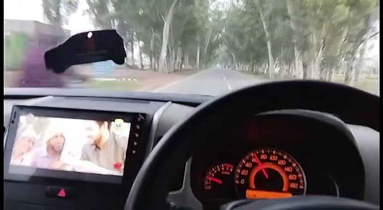 Drive by the car
