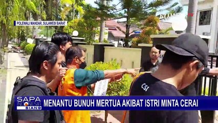Pria Berinisial SY Asal Polewali Mandar Tega Bunuh Mertua Karena Sakit Hati!