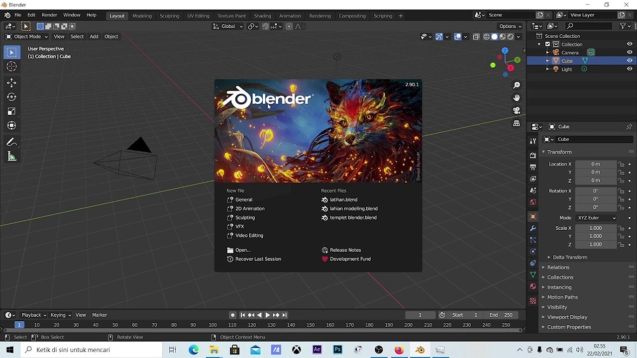 Introduction Blender 2.90.1 - video Dailymotion