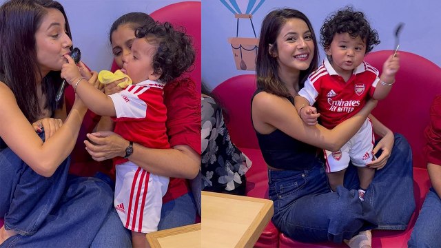 Shehnaaz Gill ने मां की तरह मनाया Bharti के बेटे Gola का Birthday, Party में पहुंचीं शहनाज दिखीं खुश