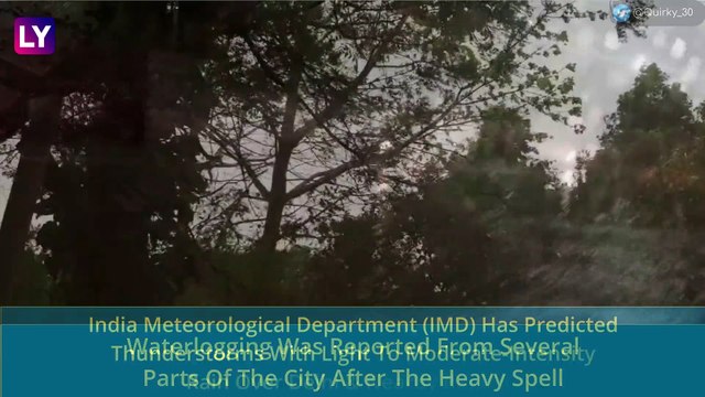 Delhi Rains: Waterlogging In National Capital After Heavy Rainfall & Thunderstorms; Traffic Woes Likely