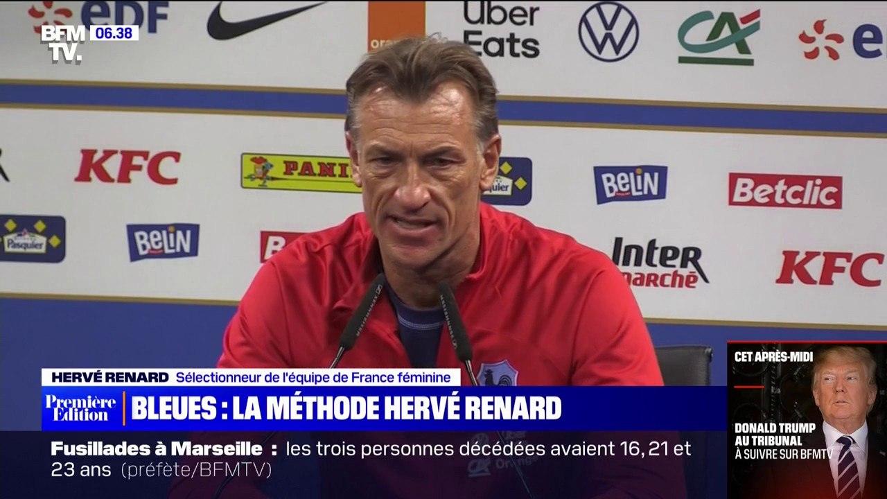 Hervé Renard: pour la première fois, une joueuse des Bleues a pu venir à Clairefontaine avec son bébé de 9 mois