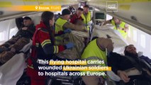 This airline turned its jet into a flying hospital to bring Ukraine's wounded soldiers to Europe