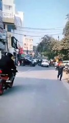 Girl bike stunt video. funny videos