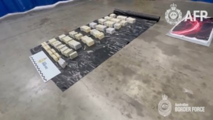 Australia incauta 336 kilos de heroína, su segundo decomiso más grande
