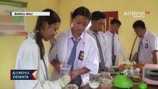 Siswa SMA Negeri 1 Bangli Olah Biji Rambutan Menjadi Beras Analog