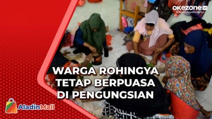 Ratusan Pengungsi Rohingya Berpuasa di Penampungan
