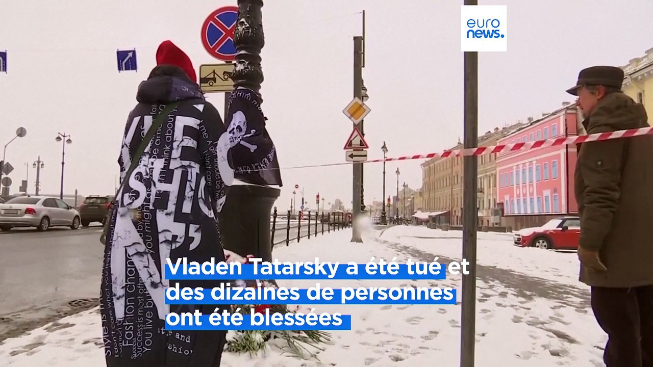 Une femme arrêtée pour le meurtre d'un blogueur militaire russe, Moscou accuse Kyiv et Navalny