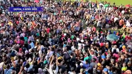 Ricuh! Warga Kecewa Pengobatan Alternatif Ida Dayak Dibatalkan di Depok
