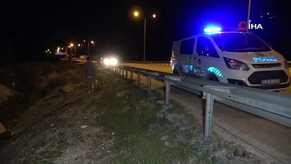 Kontrolden çıkan araç şarampole yuvarlandı: 1 yaralı