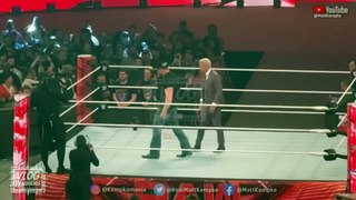 Brock Lesnar shows love to Los Angeles and Crypto Arena during WWE Raw 4/3/23 Off Air!!