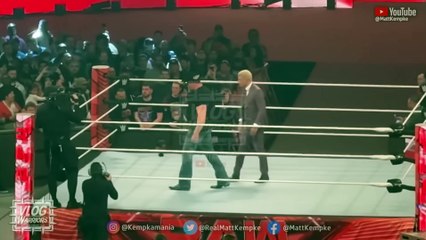 Brock Lesnar shows love to Los Angeles and Crypto Arena during WWE Raw 4/3/23 Off Air!!