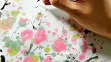 Look！How to draw Chinese painting with fingers、toothbrushes and branches?快看！如何用手指、牙刷、樹枝畫出中國畫？