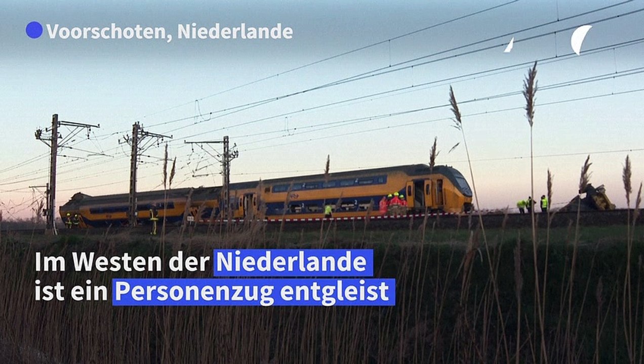 Viele Verletzte bei Zugunglück in den Niederlanden