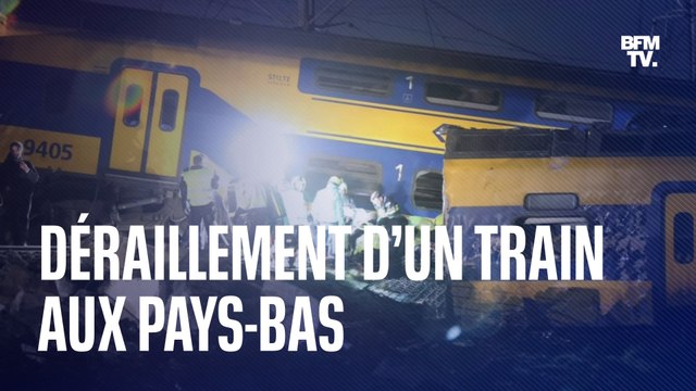 Au moins un mort et plusieurs dizaines de blessés après le déraillement d’un train aux Pays-Bas