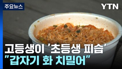 초등학생에 흉기 휘두른 고등학생..."갑자기 화 치밀어" / YTN