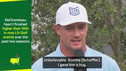 'No issues' with PGA players at Augusta - DeChambeau
