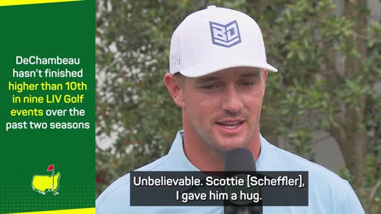 'No issues' with PGA players at Augusta - DeChambeau