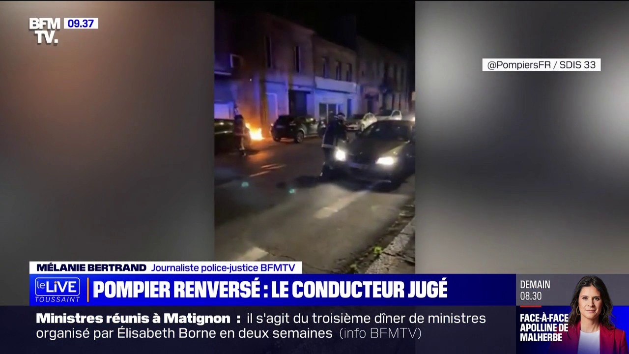 Bordeaux: le conducteur qui a renversé un pompi...