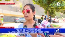 Magdalena: policía de salvataje fallece en accidente de tránsito