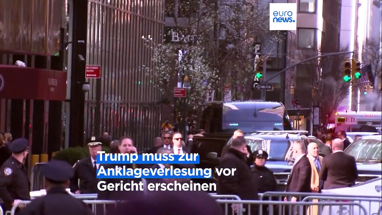New York rüstet sich für Trumps Gerichtsauftritt
