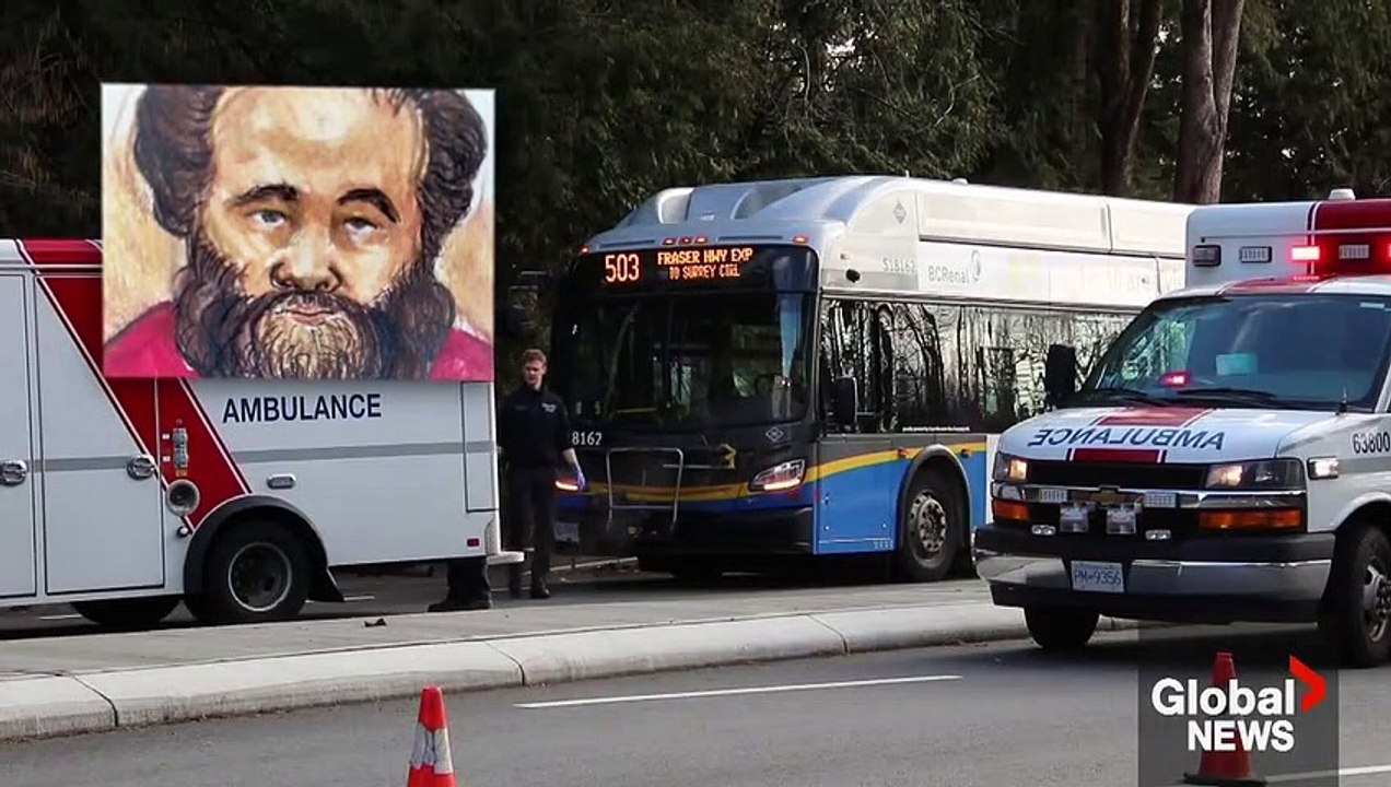 Canada: Un homme a été inculpé pour terrorisme hier après avoir menacé une personne avec un couteau et égorgé une autre qui a été grièvement blessée dans un bus en Colombie-Britannique