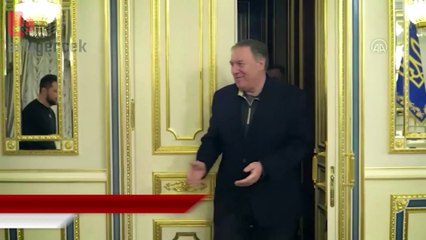 Zelenskiy, eski ABD Dışişleri Bakanı Pompeo ile görüştü